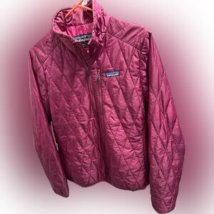 Patagonia Purple/burgandy Nano Puff Pullover Insulated Jacket